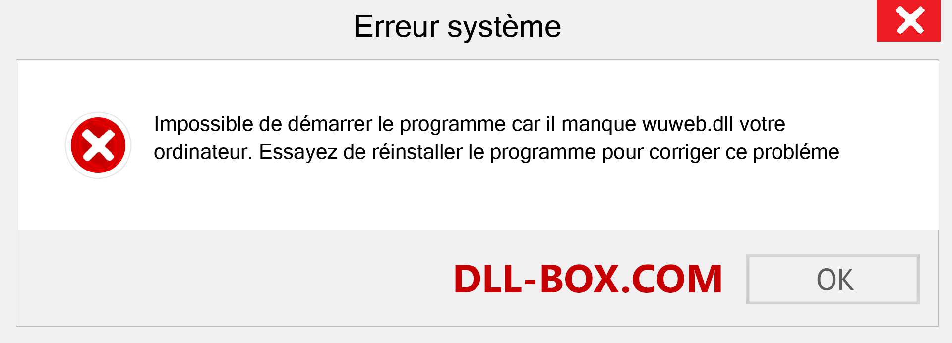 Le fichier wuweb.dll est manquant ?. Télécharger pour Windows 7, 8, 10 - Correction de l'erreur manquante wuweb dll sur Windows, photos, images